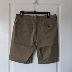 Army Green Stretch Shorts 9"  NWT- size: 31 waist